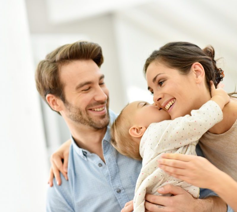 Parents and baby