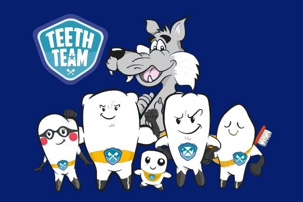 Teeth Team wolf and Teeth