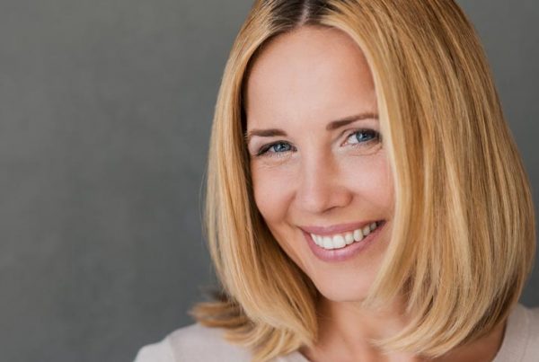 Woman smiling